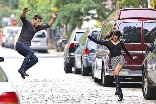 glee 4×01 lea and dean 4