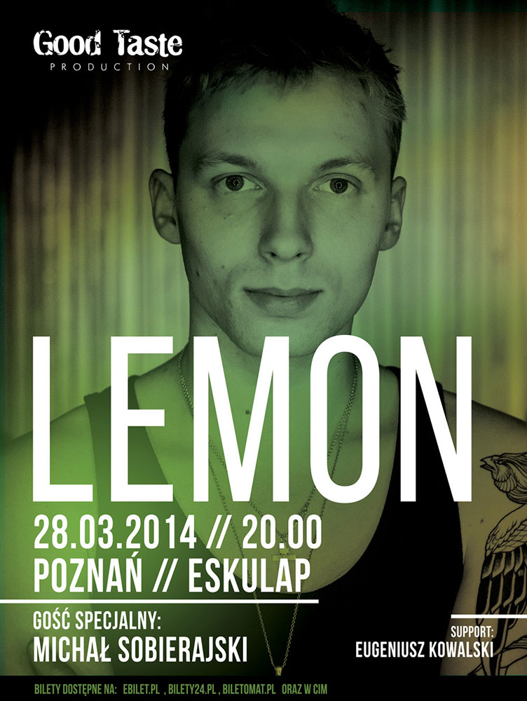 LemON już 28. marca w Poznaniu LemON już 28. marca w Poznaniu