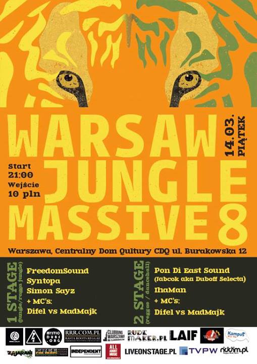 Poznaj artystów występujących na Warsaw Jungle Massive 8 Poznaj artystów występujących na Warsaw Jungle Massive 8