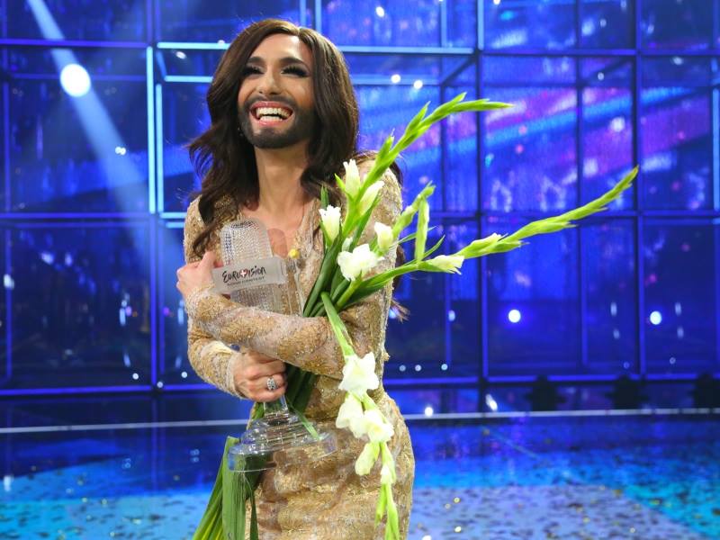 Zwycięzcy Eurowizji: 2014 i Conchita Wurst (Austria) Zwycięzcy Eurowizji: 2014 i Conchita Wurst (Austria)