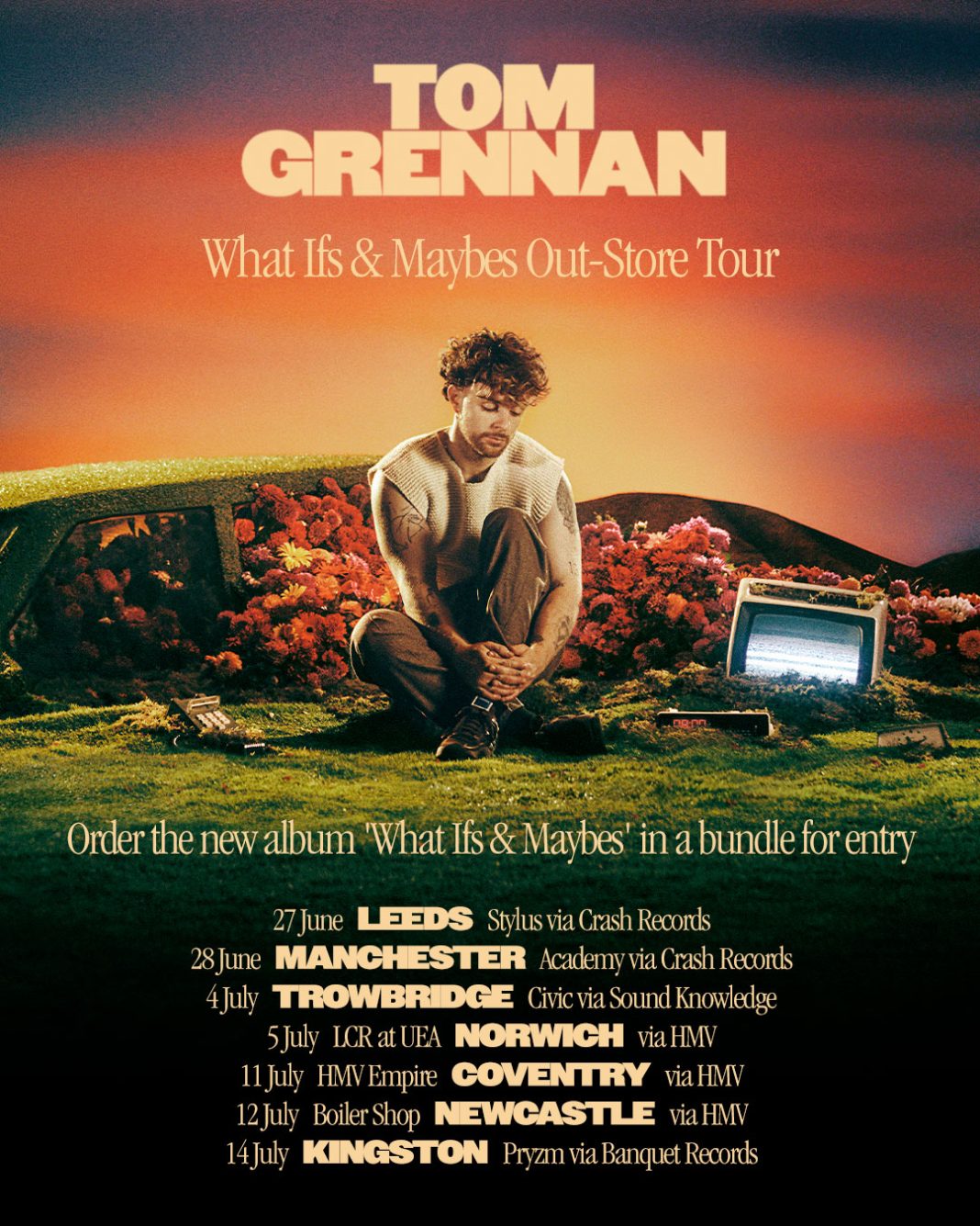 Tom Grennan w singlu Shadowboxing Tom Grennan w singlu Shadowboxing